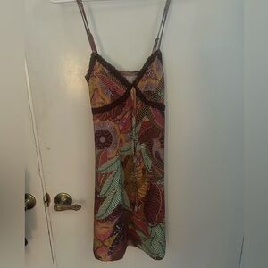 Small printed lace dress